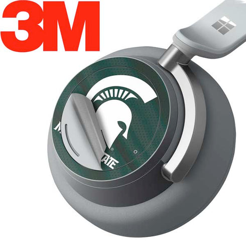 Michigan State University Away Grey Jersey Surface Headphones Skin